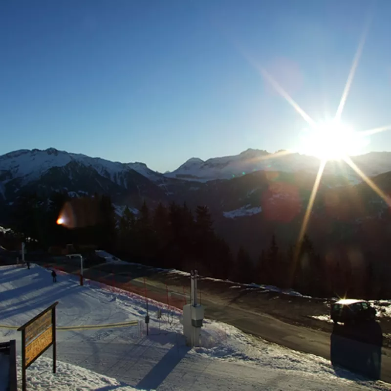 Location d'un appartement à Bisanne 1500 au pied des pistes - appartement 6-7 places - domaine skiable des Saisies