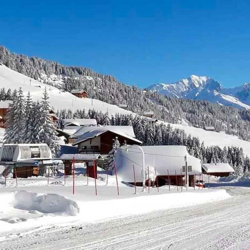 Location d'un appartement à Bisanne 1500 au pied des pistes - appartement 6-7 places - domaine skiable des Saisies